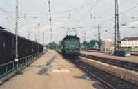 Heinz Bartelmess Eisenbahn Fotos Bahnhof Freilassing 1977 neues Stellwerk