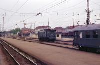 Heinz Bartelmess Eisenbahn Fotos Bahnhof Freilassing 1976 Stellwerk im Bau