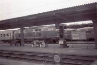 218 347-3 bei der Bereitstellung des N 5557 (Freilassing - Salzburg) im Bahnhof Freilassing, 26.10.1