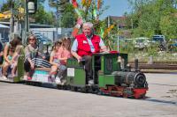 Die Parkbahn auf dem Gelände der Lokwelt Freilassing